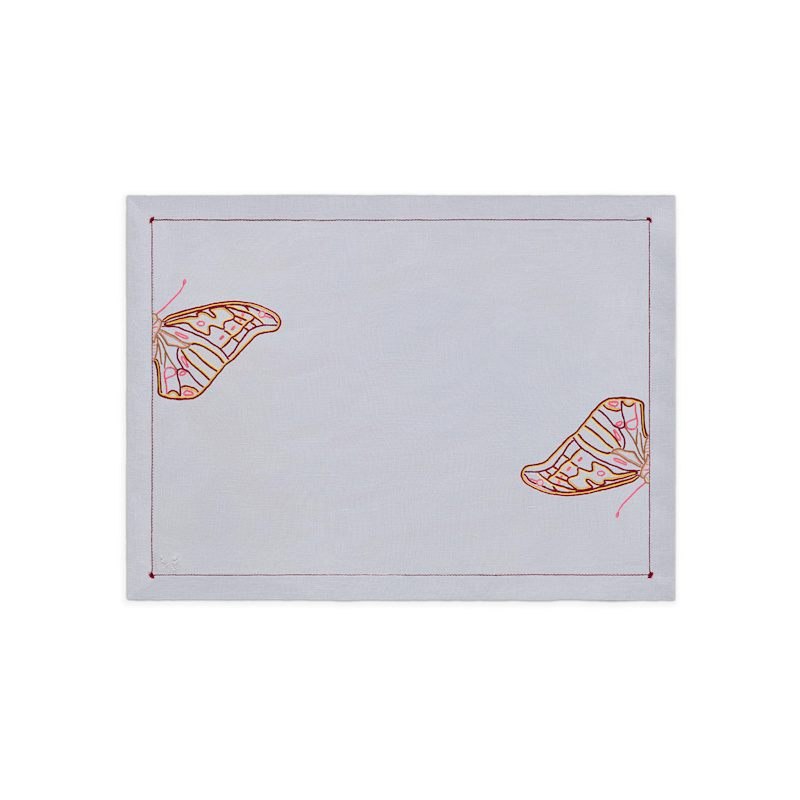 Thumbnail of Borboleta Placemat Grey image