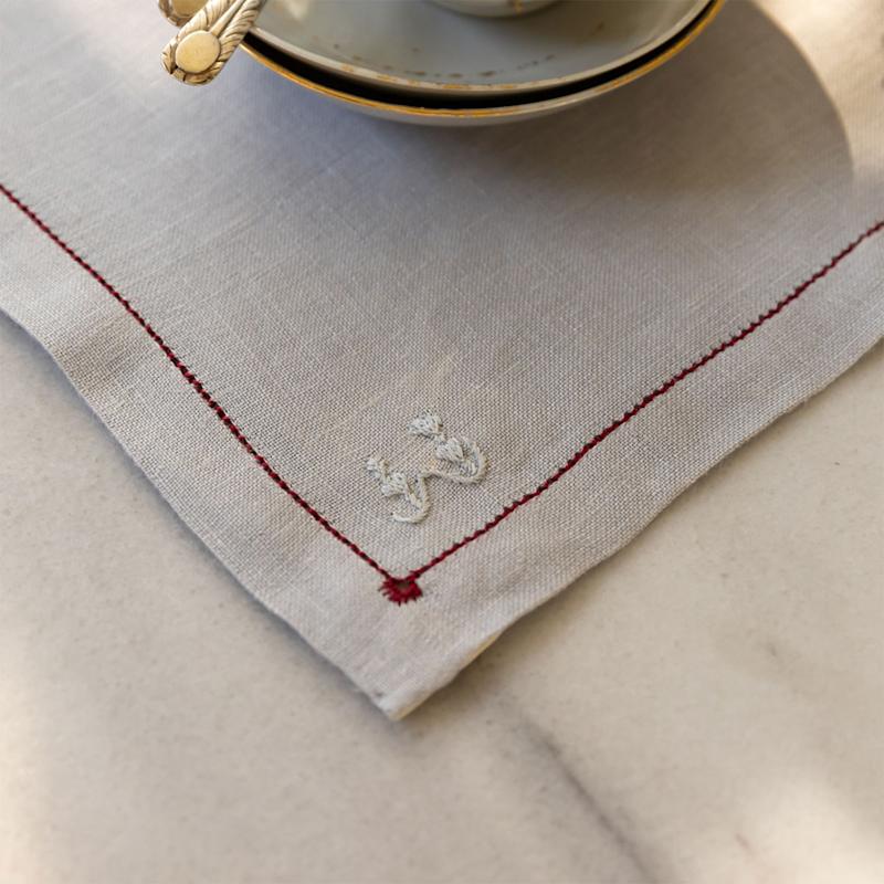 Thumbnail of Borboleta Placemat Grey image