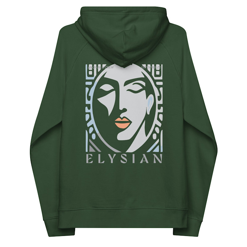 Thumbnail of Bottle Green Two Elysian Editions Organic Cotton Hoodie - Men image