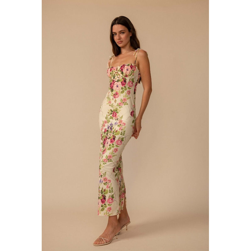 Thumbnail of Bouquet Petal Long Slip Dress image