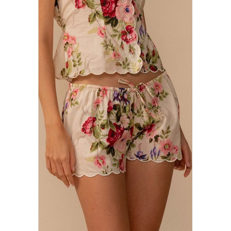 Thumbnail of Bouquet Scalloped Low-Rise Drawstring Short image