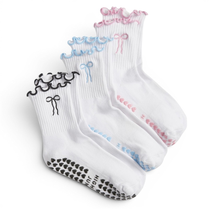 Thumbnail of Bowtiful Frilled Edge Grip Sock - 3 Pack Value Bundle image