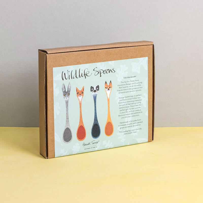 Thumbnail of Box Set Of Four Ceramic Wildlife Spoons image