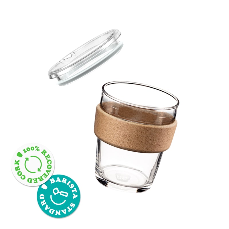 Thumbnail of Keepcup Brew Cork Quicksip - 12Oz/340Ml Reusable Glass Coffee Cup image