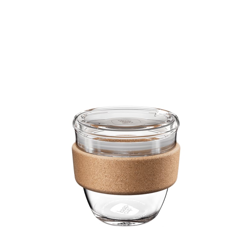 Thumbnail of KeepCup Brew Cork Quicksip - 8oz/227ml - Reusable Glass Coffee Cup image