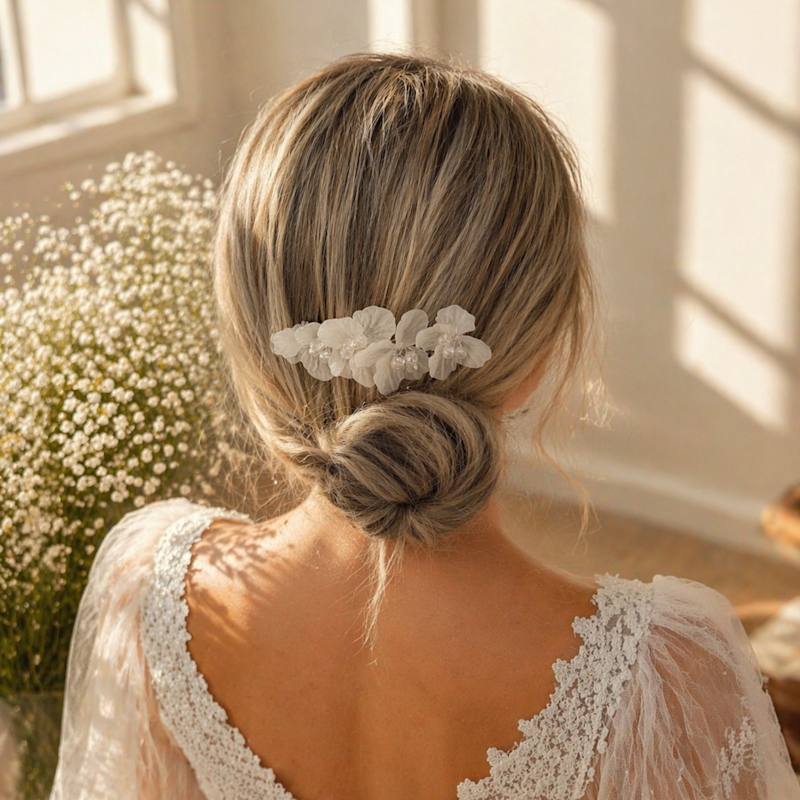 Thumbnail of Bride-Mother Of Pearl Hair Comb image