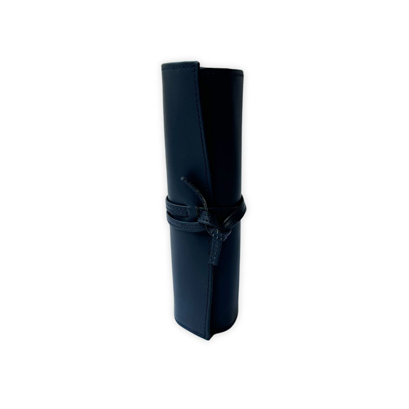 Thumbnail of Bright Leather Travel Backgammon Set - Navy image