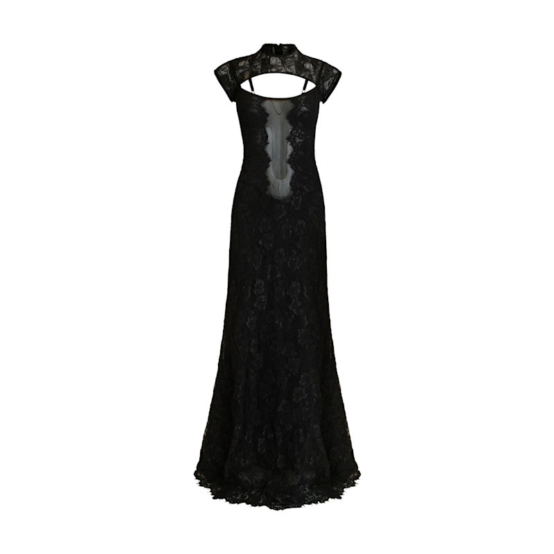 chinese dress ladies Vida Backless Maxi Dress in Gold | Jaded London main image 1