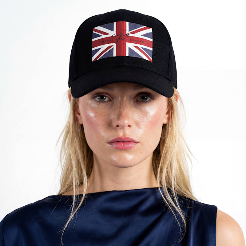 Thumbnail of British Union Jack C J E Black Cap image