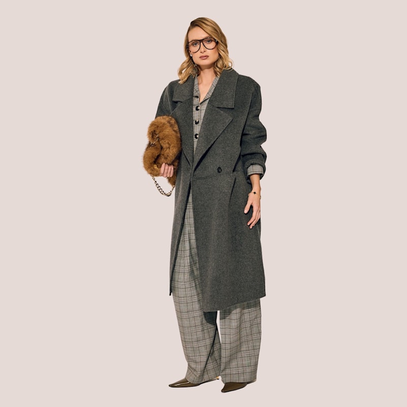 Thumbnail of Broadway Coat In Grey image