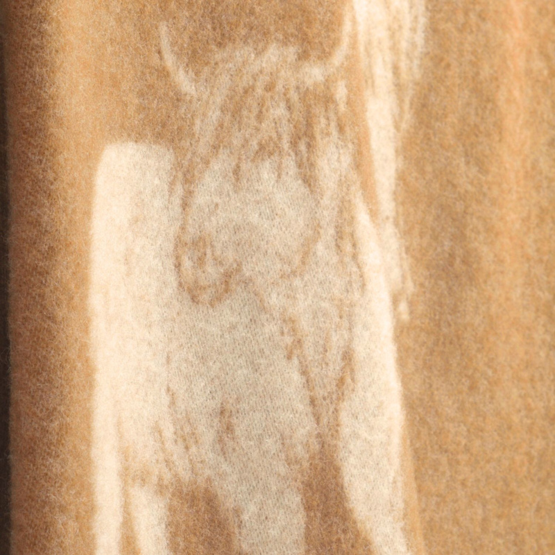 Thumbnail of Brown Highland Cow Wool Throw image
