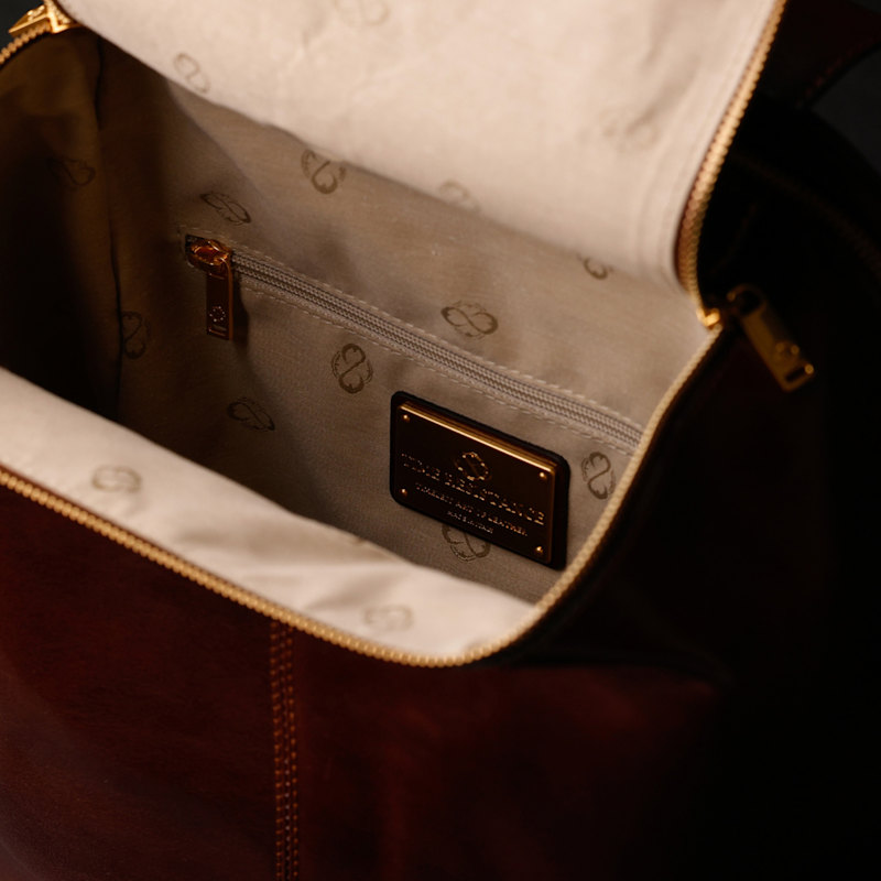 Thumbnail of Brown Leather Backpack - A Bend In The River image