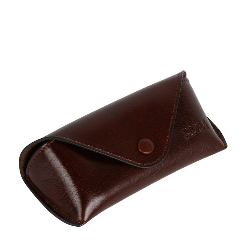 Thumbnail of Leather Glasses Case - A High Wind In Jamaica - Brown image