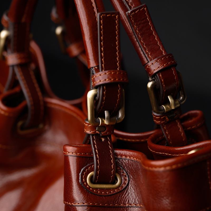 Thumbnail of Brown Leather Handbag For Women - The Betrothed image