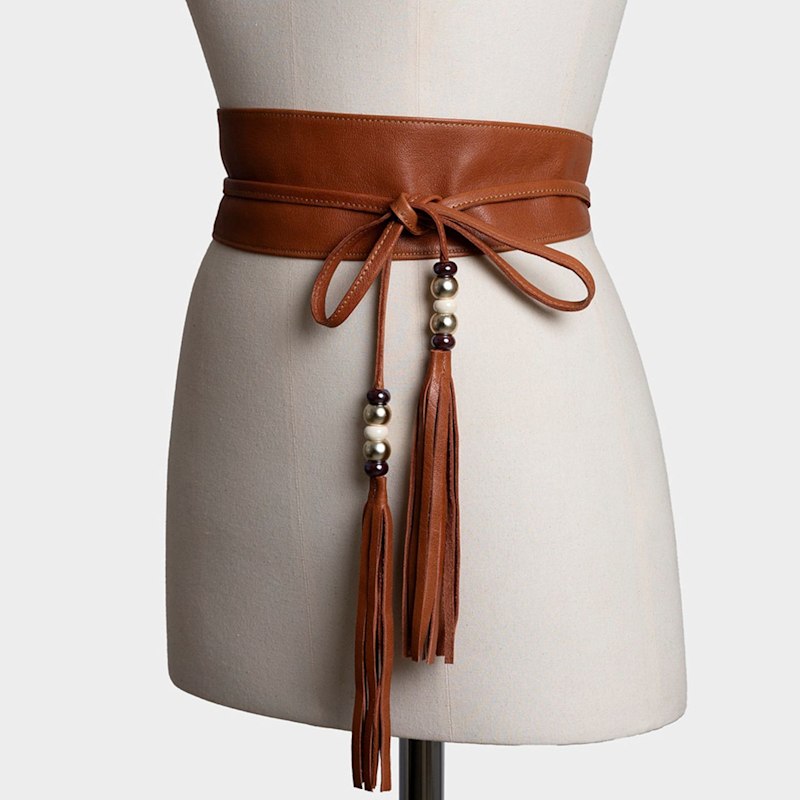 完売商品 LEATHER OBI BELT Leather Obi Belt | Chico's