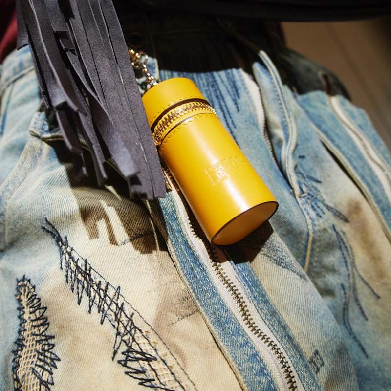 Thumbnail of Brown Lipstick Case Keychain image