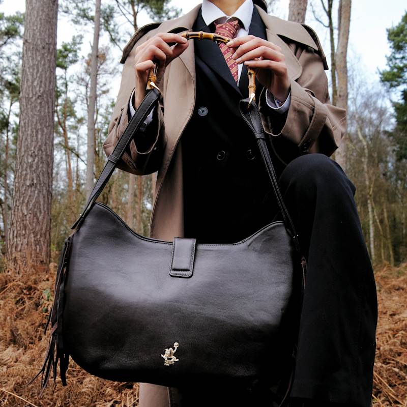 Thumbnail of Brown Maxi Fringe Gordon Bag image
