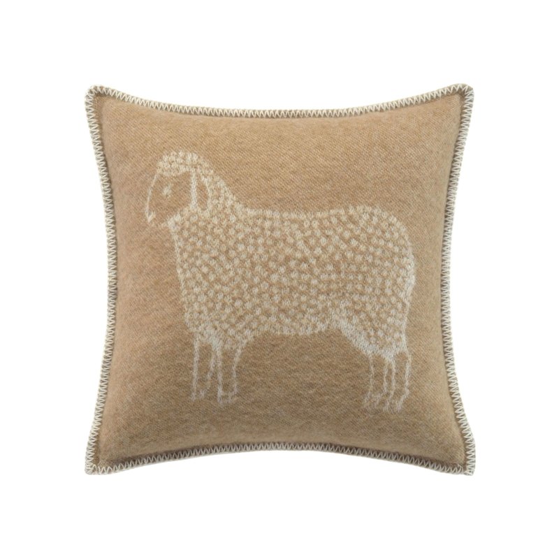 Thumbnail of Brown Sheep Wool Cushion image