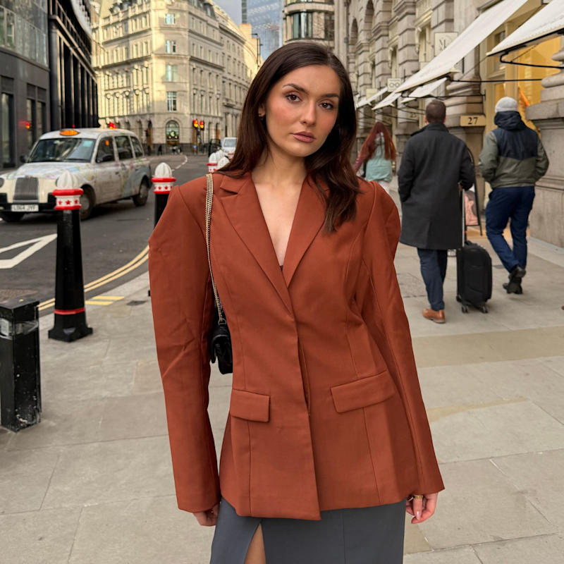 Thumbnail of Brown Structured Blazer image