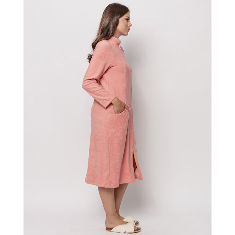 Thumbnail of Terry Cotton Zip Robe image