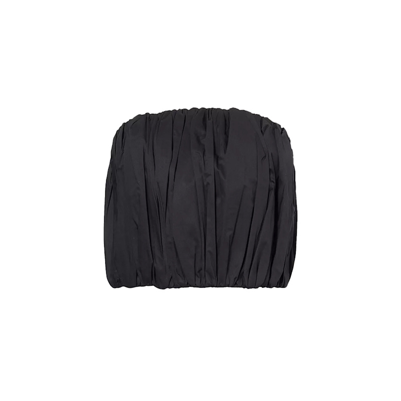 Thumbnail of Bubble Black Crop Top image