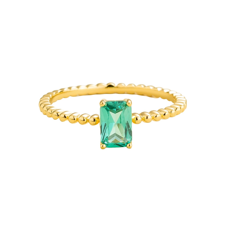 Thumbnail of Buchon Gold Ring Set With Paraiba image