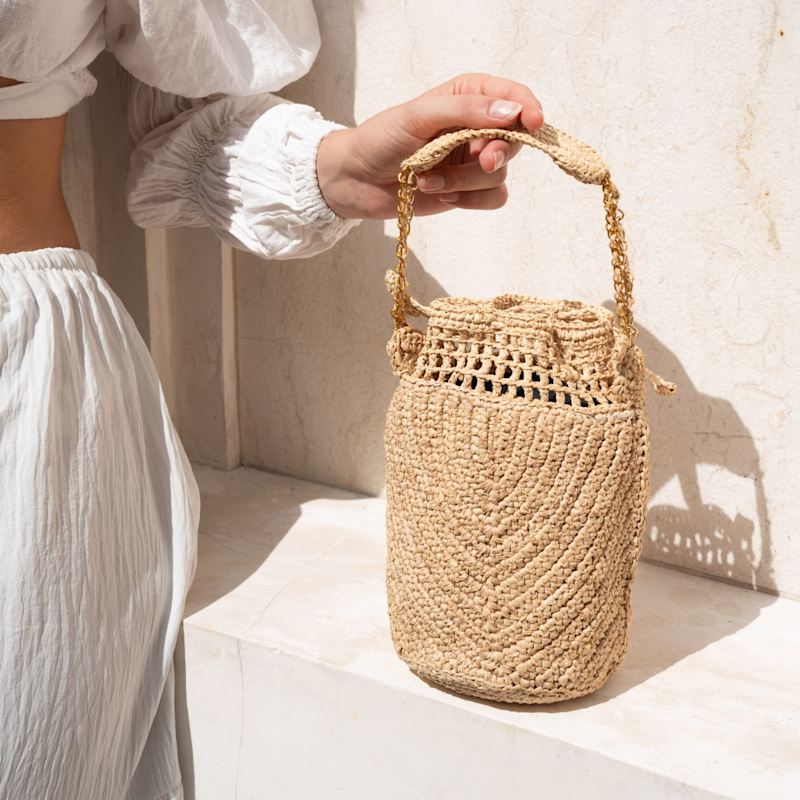 Buckety- Beige Bag | Zanatany Concepts | Wolf & Badger