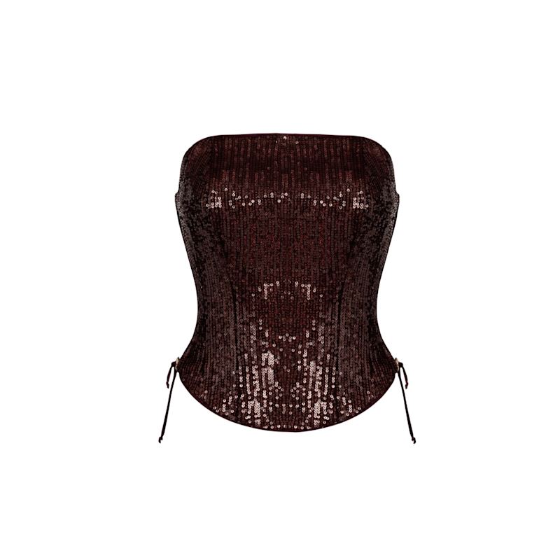 Thumbnail of Burgundy Corset image