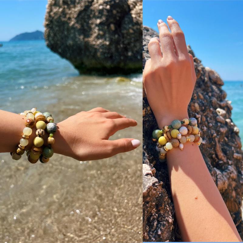 Thumbnail of Rossano Jasper & Pearl Beaded Bracelet image