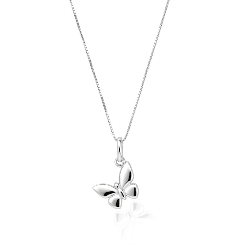 Thumbnail of Delicate Butterfly Necklace In Sterling Silver – Gift Necklace For Women image