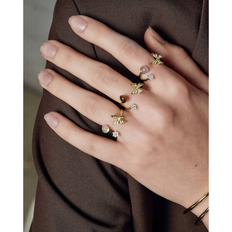 Thumbnail of Butterfly Ring - Pink image