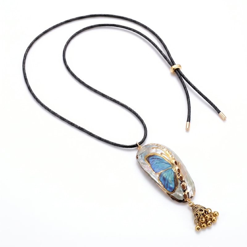 Thumbnail of Butterfly Shell Necklace image