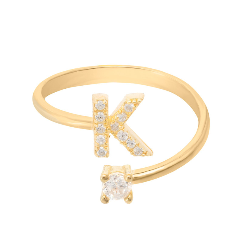 Thumbnail of Initial Ring Gold K image