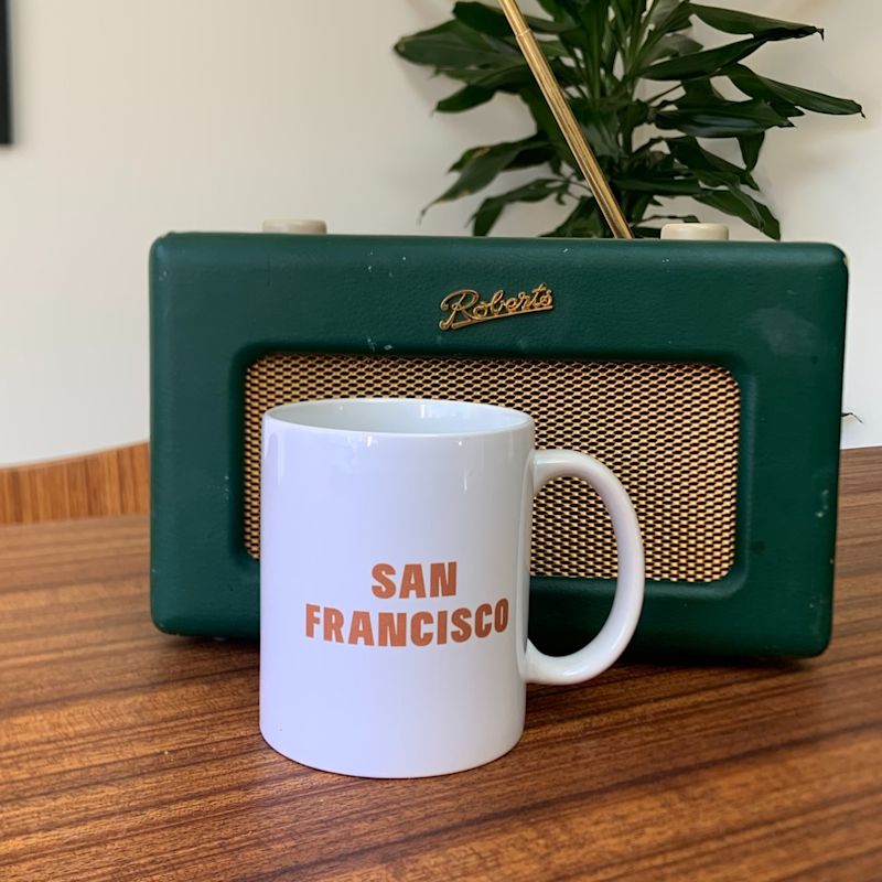 Thumbnail of San Francisco Retro Ceramic Mug image