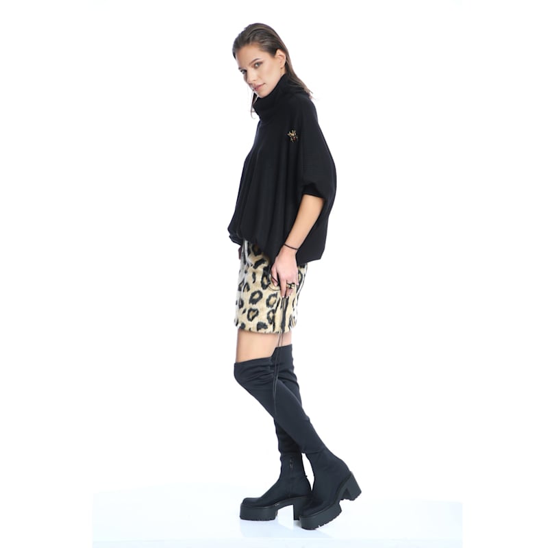 Thumbnail of Animal Print Fur Mini Skirt image