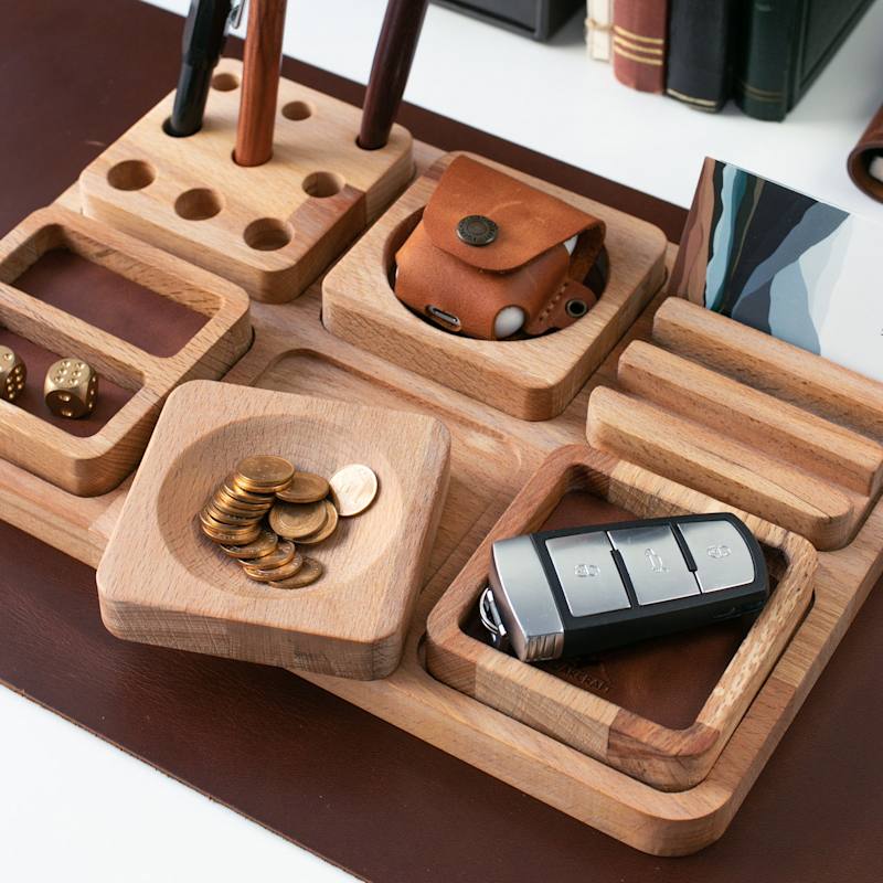 Thumbnail of Wood Desk Organizer - Alabanda image