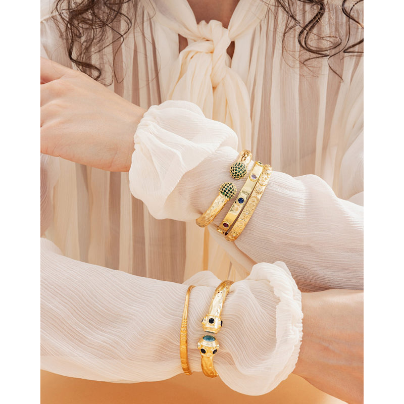 Thumbnail of Multicolor Gemstone Cuff image