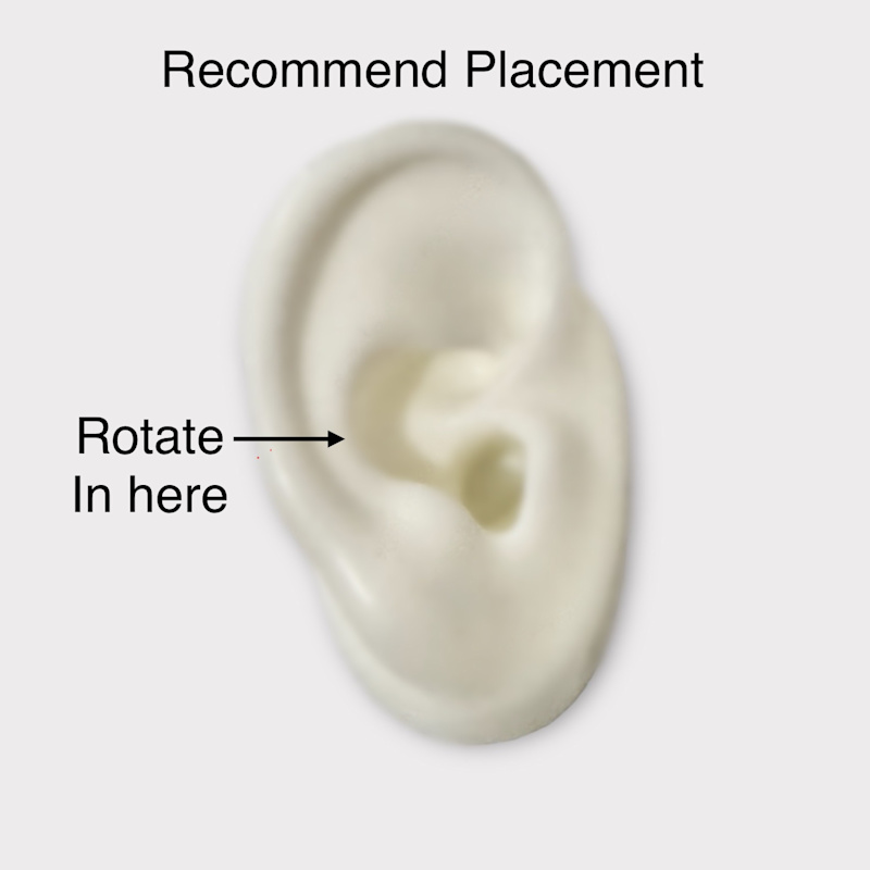 Thumbnail of Black Crystal Ear Cuff image