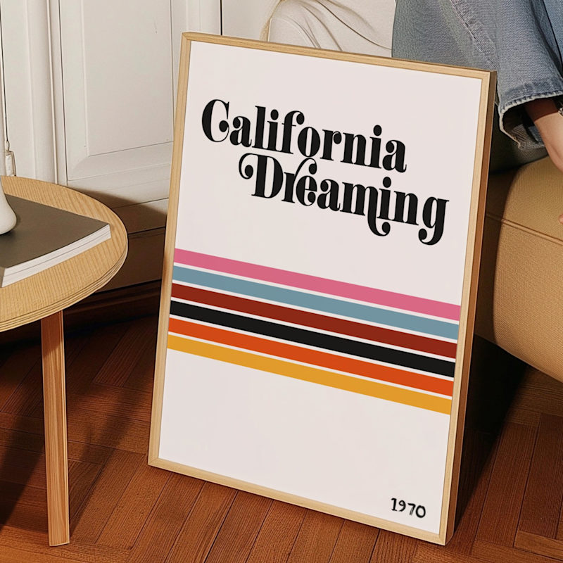 Thumbnail of California Dreaming The Mamas & Papas Music Retro Art Print image