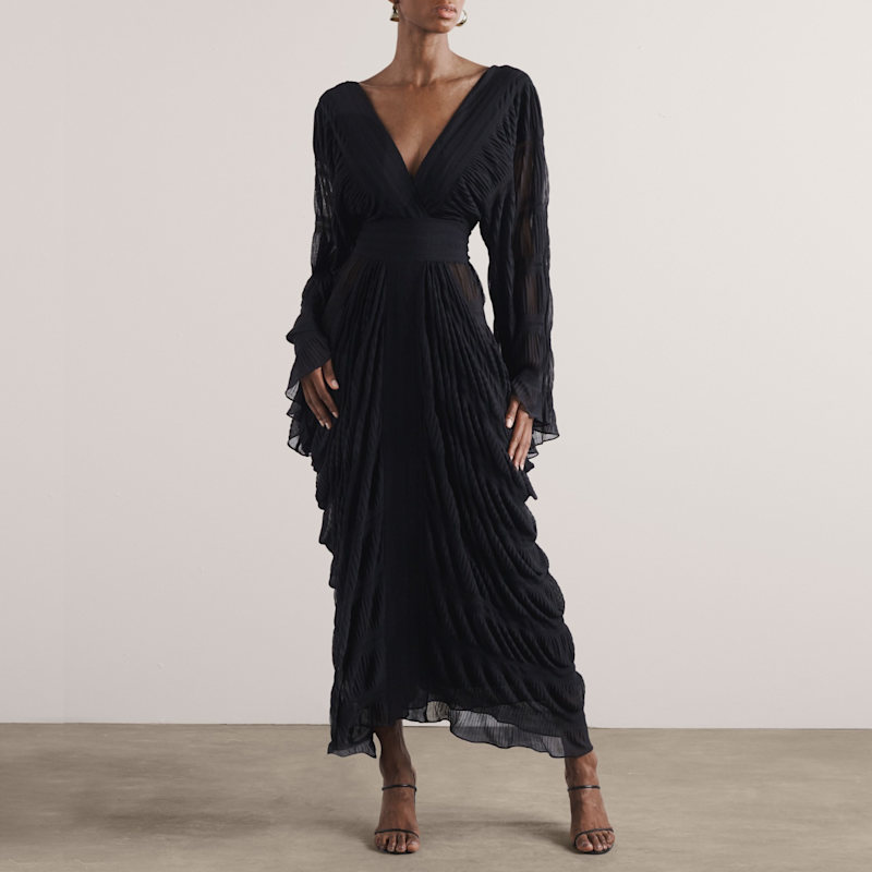 floor length kimono dressing gown Long Thai Robe – Hawaiian Nights – Handcrafted Cotton-Blend Kimono (48
