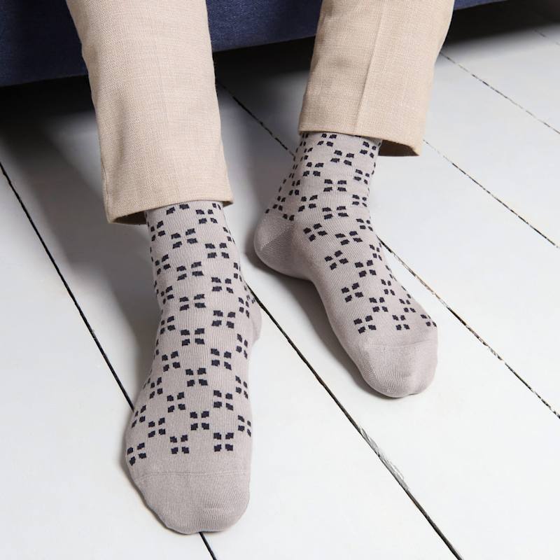 Thumbnail of Cambridge Men’S Socks – Grey image