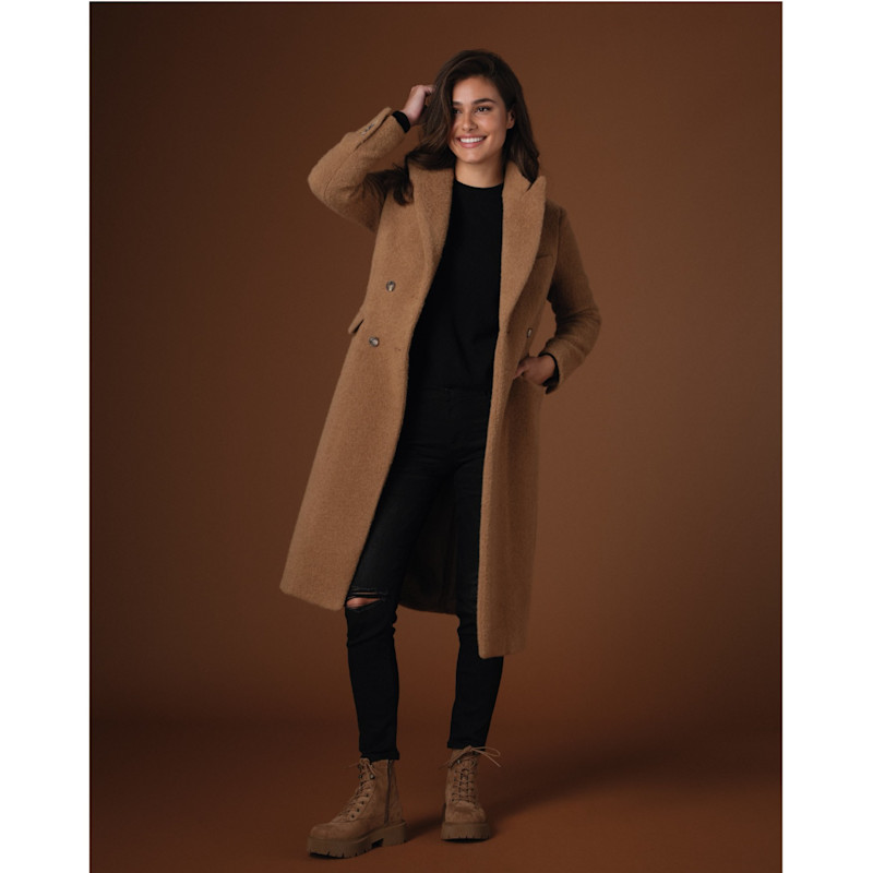 Thumbnail of Camel Double Breasted Coat image