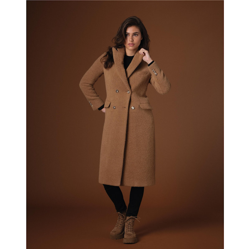 Thumbnail of Camel Double Breasted Coat image