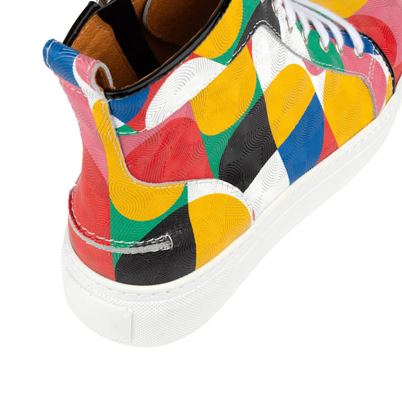 Camila High Groovy Womens Designer High Top Sneakers by Embassy London  USA