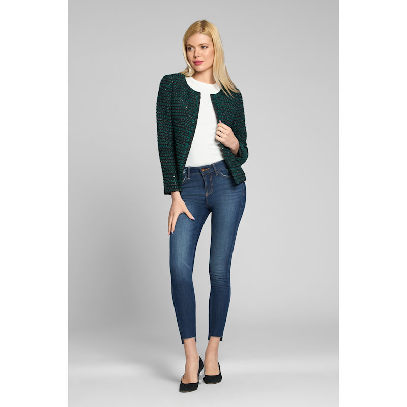 Thumbnail of Camille Tweed Jacket In Green image