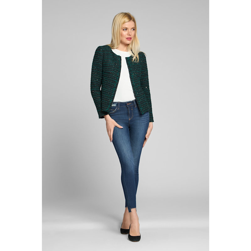 Thumbnail of Camille Tweed Jacket In Green image