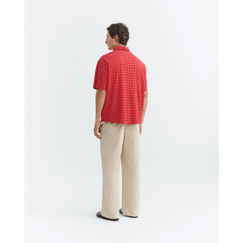 Thumbnail of Paddy Red Seersucker Shirt image