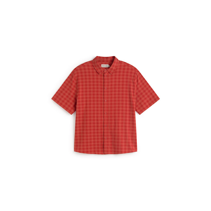 Thumbnail of Paddy Red Seersucker Shirt image