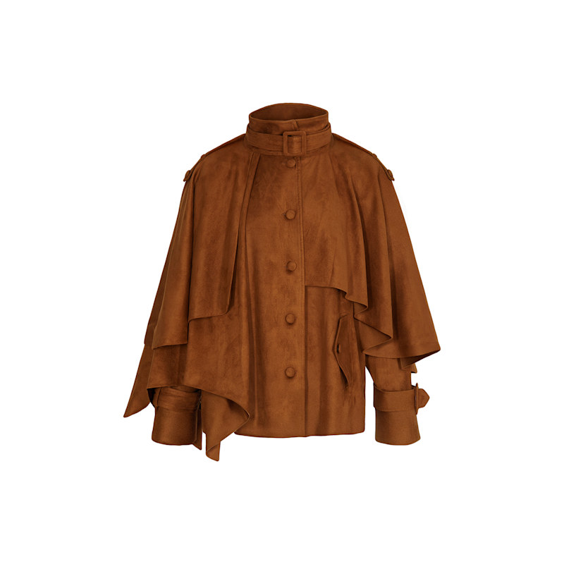 Thumbnail of Cape Jacket-Camel image