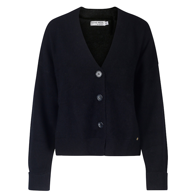 Thumbnail of Cara Chunky Cashmere Boyfriend Fit Cardigan image